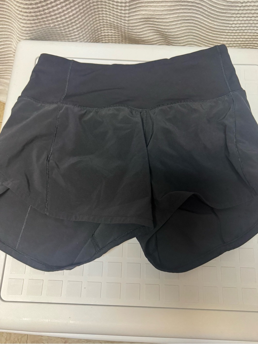 lululemon athletica Black Layered Running Shorts